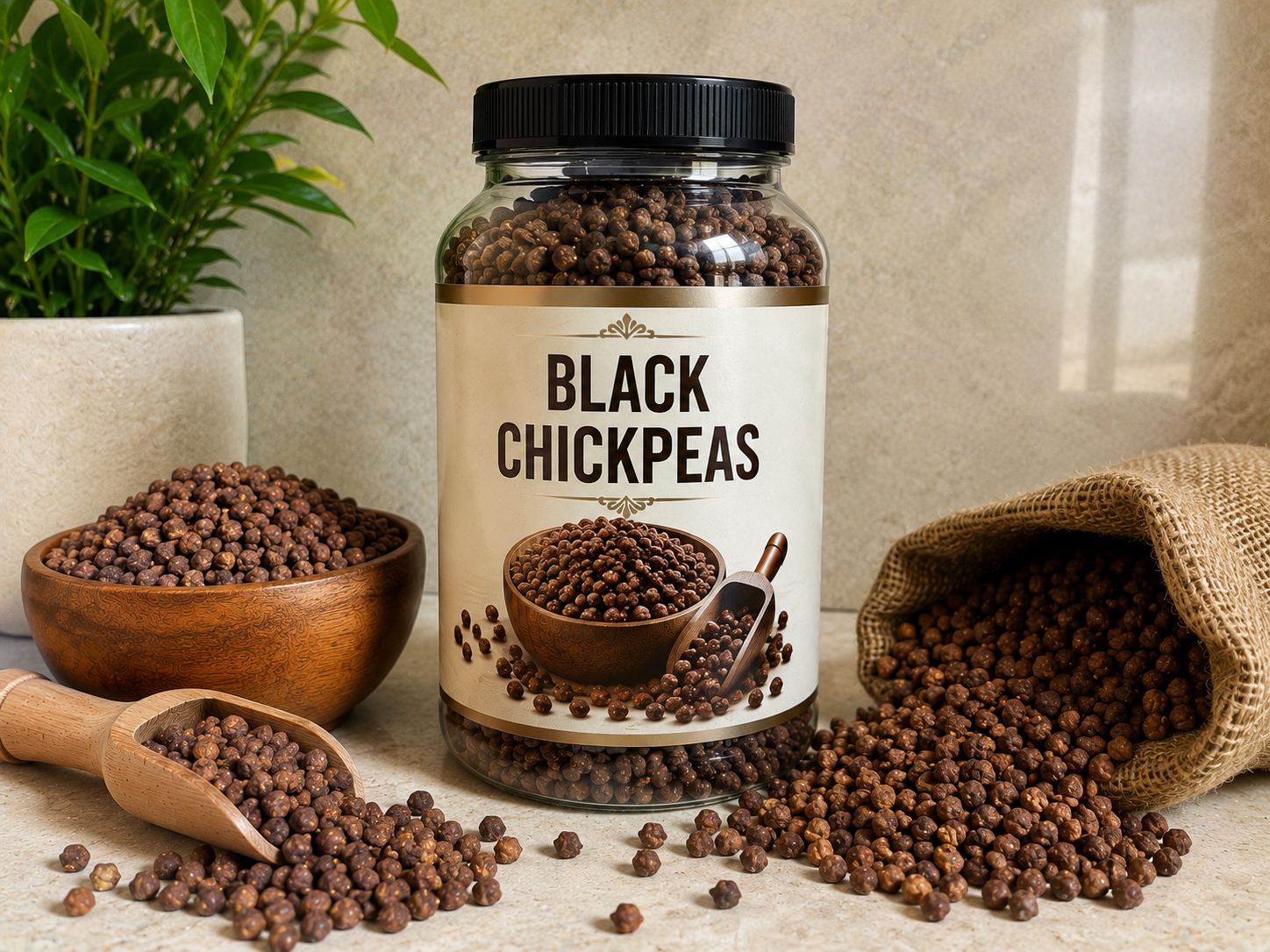 Black Chickpeas exported by Aurenta International Pvt. Ltd. from India